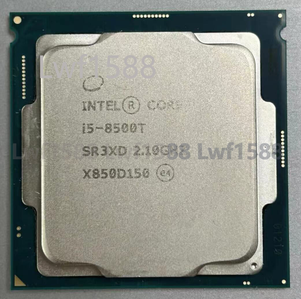 Intel Core i5 8500T LGA 11512.1 GHz six-core six-thread CPU
