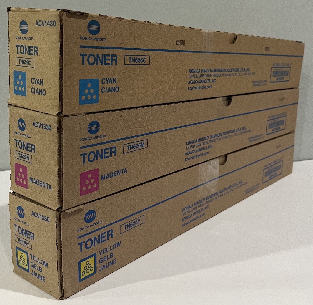 コニカミノルタ トナーTN626 ブラック シアン 純正品未使用 Amazon.com: TTCopier Genuine OEM Konica Minolta TN626