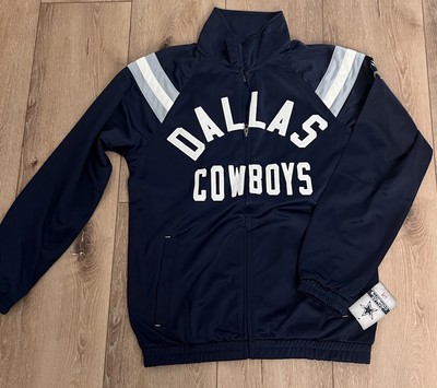 Dallas Cowboys Men s Blue Small Full Zip Track Jacket G-III Sports Veteran