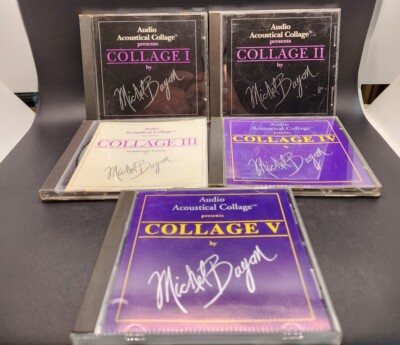 Audio Acoustical Collage 5 CD Set By Michael Bayan Rare HTF Set 1 2 3 4 5