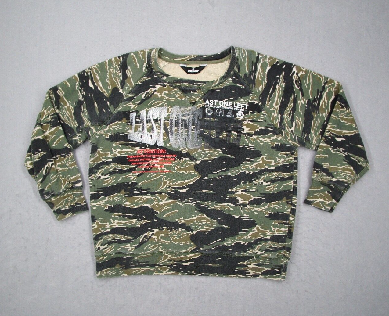 トップス TTTMSW Camouflage pullover knit (GREEN) Tiger Stripe Jungle Camo Knitted Crew Neck Sweater - Liberty