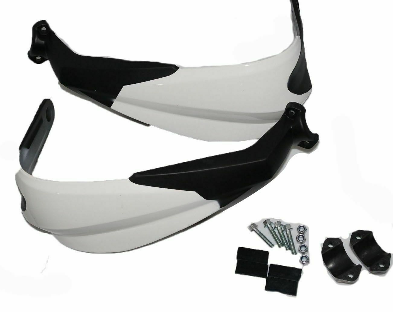 Nos Custom Painted Genuine Handlebar Hand Guard Set Black White Fits For KTM 