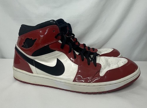 靴 NIKE Air Jordan 1 Retro High OG Chicago Jordan 1 Retro Chicago Bulls Patent (2003) | eBay