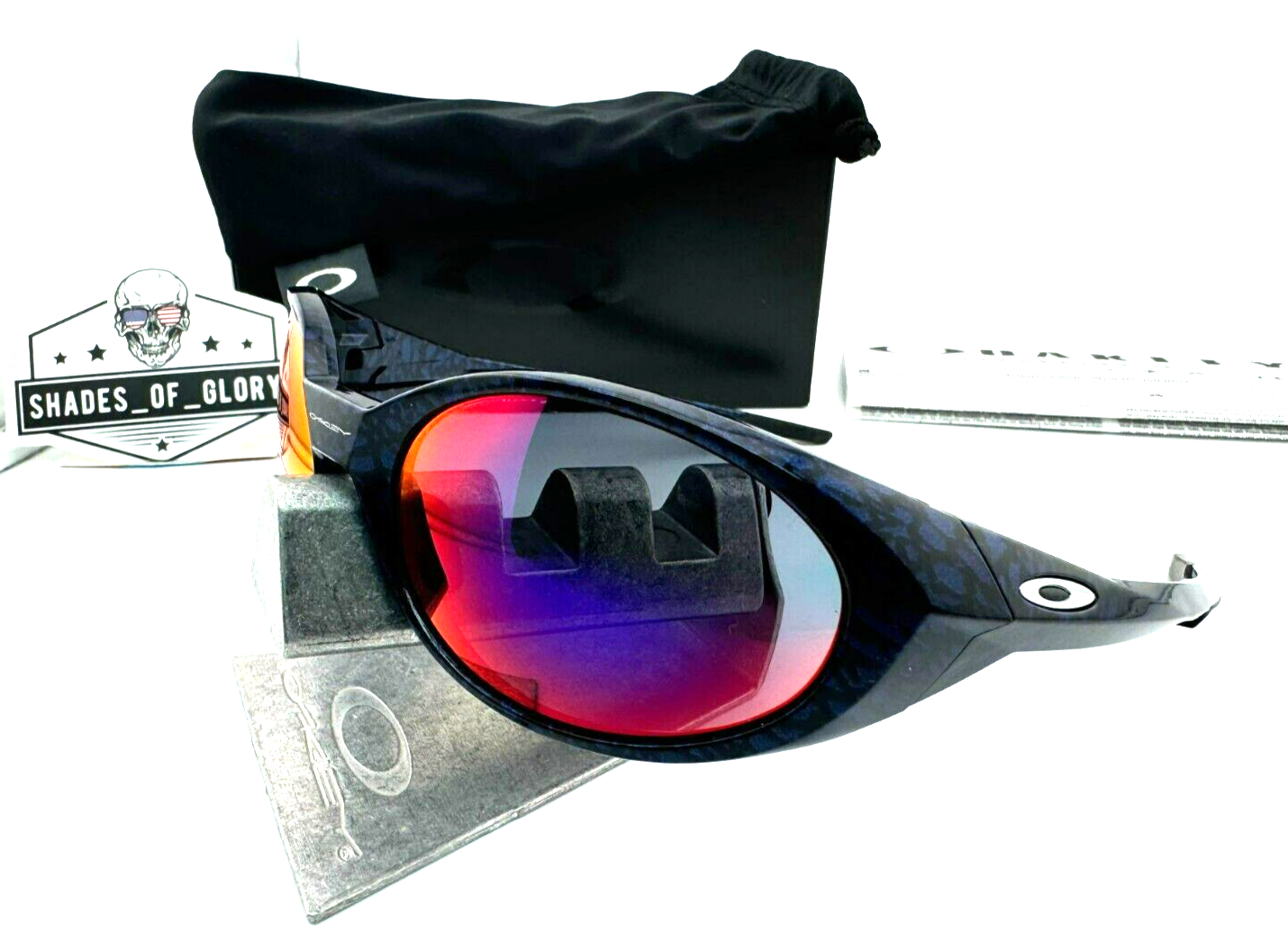 OAKLEY モデル ケイト RED Sub Zero x Brain Dead Prizm Ruby Matte Blue/Red Colorshift