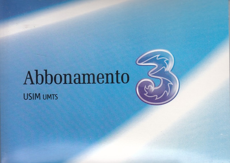 @ Abbonamento 3 @ Usim Umts - Nuova Nel Blister Sigillato - Scad. Dicembre 2009