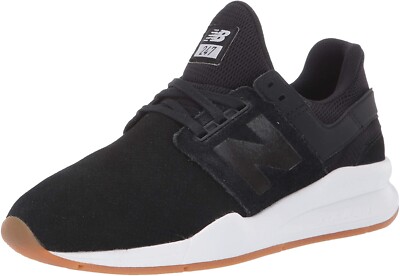 New Balance 258640 Womens 247 V2 Fashion Sneaker Black/White Size 5 B