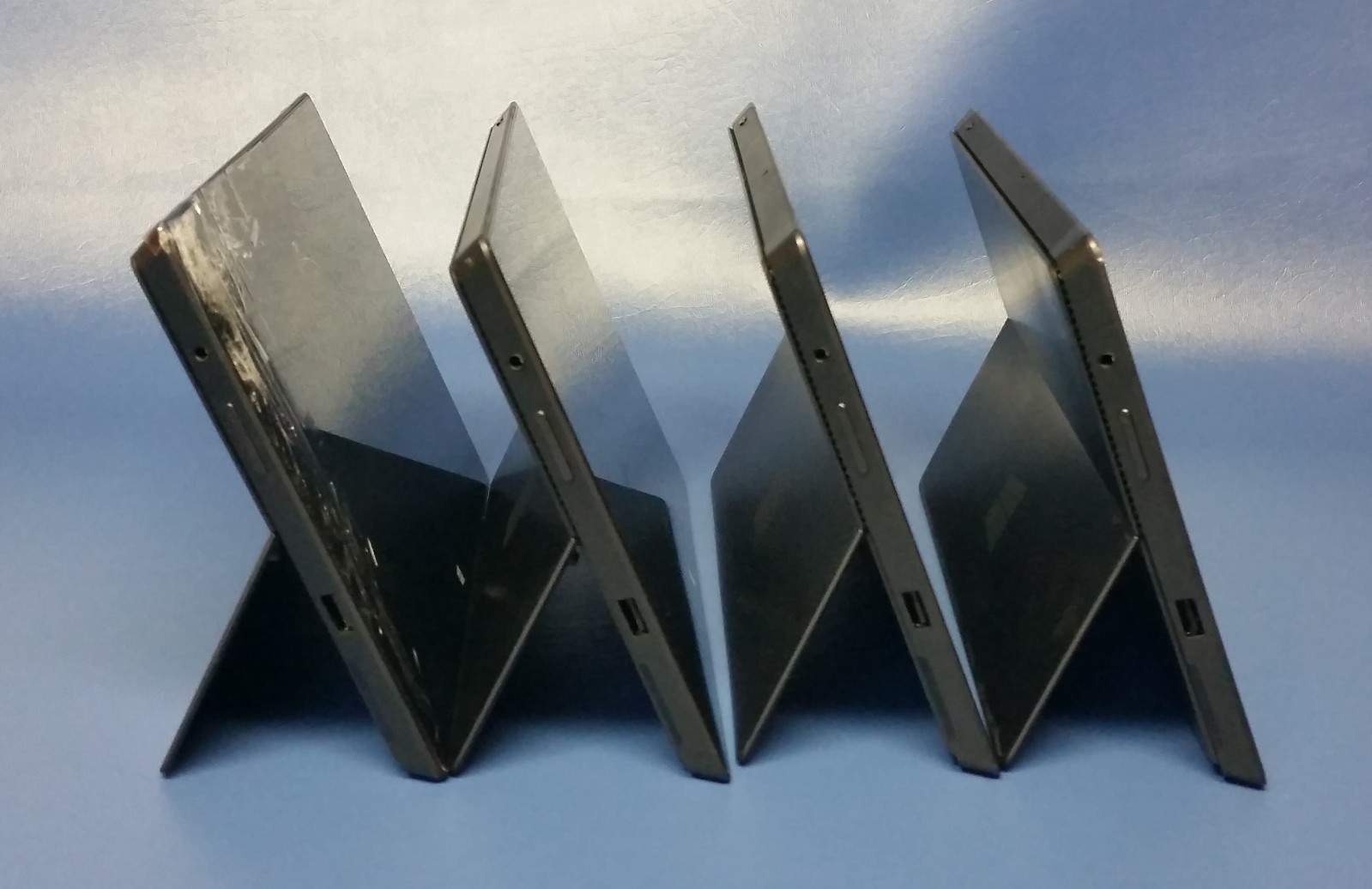 Lot of 4 Microsoft Surface Pro's For parts of repair