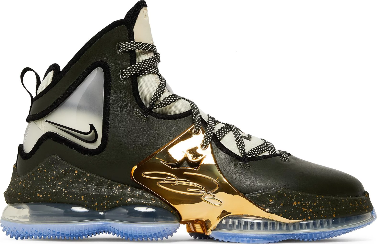 

Nike LeBron XIX 19 All Star Chosen 1 Хаки Зеленый Черный Золотой DQ7548-301 Мужские 8, Nike LeBron