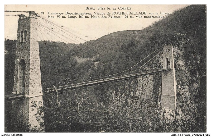 Aqkp4-0256-19 - Viaduc De Roche-Taillade Sur La LuzÃ¨Re - Tramways DÃ©Partemen