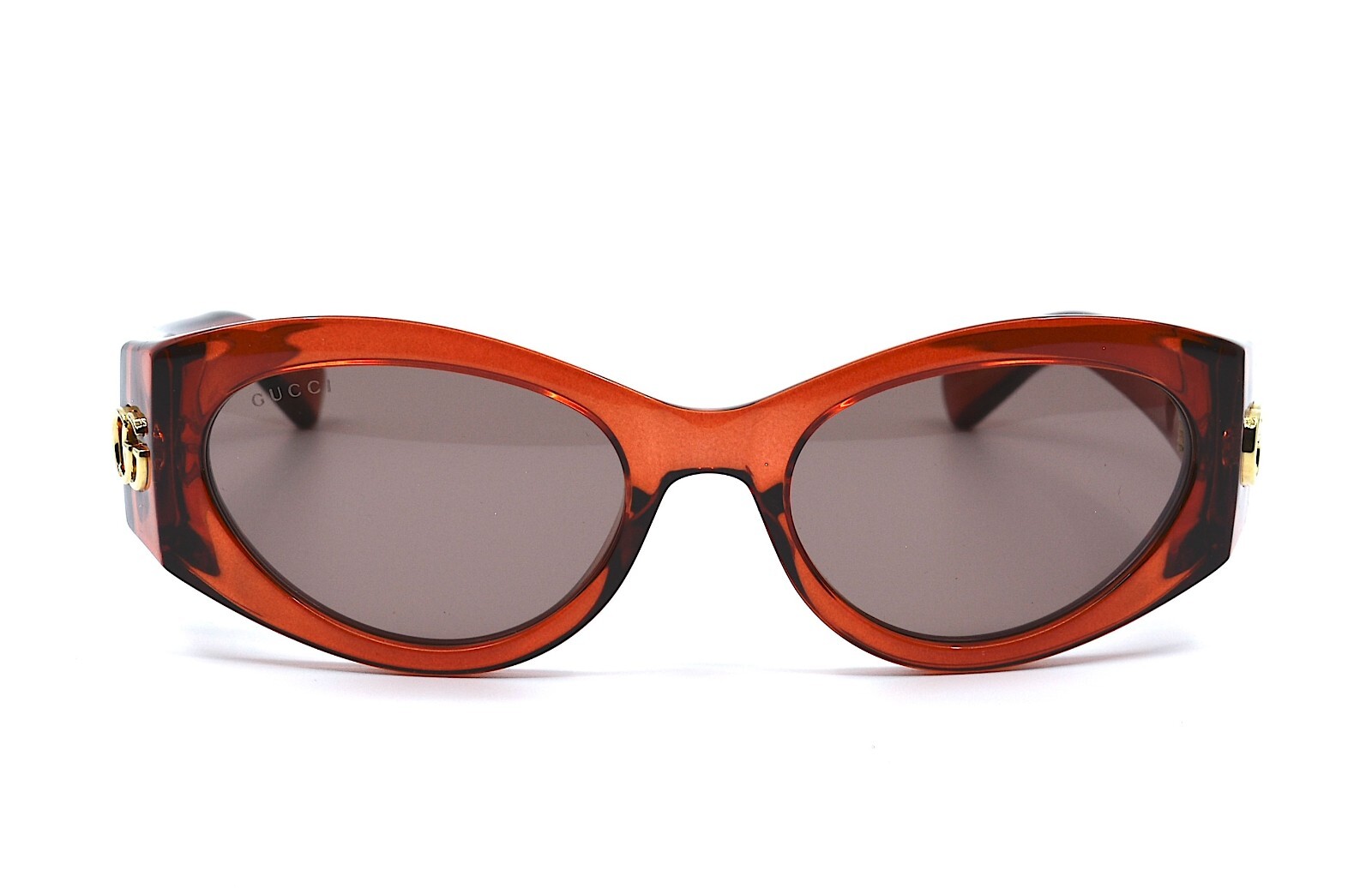 Pre-owned Gucci Gg1401s 003 Burgundy Brown Authentic Sunglasses 53-19