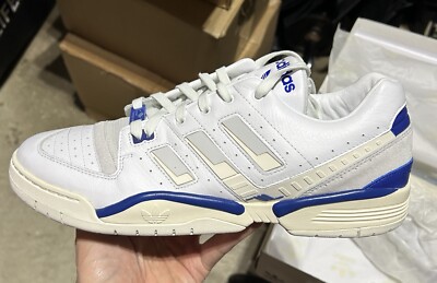 Kith Classics Adidas Originals Torsion Edberg Comp Crystal White/Royal Sz 8.5