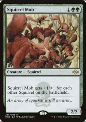 Squirrel Mob NM/M Modern Horizons 2 286/303 mtg Near Mint