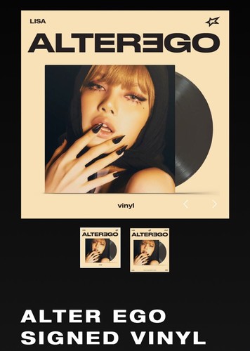 ALTER EGO LISA サイン入 vinyl blackpink レコード LISA of BLACKPINK Alter Ego Vinyl with SIGNED INSERT PRESALE