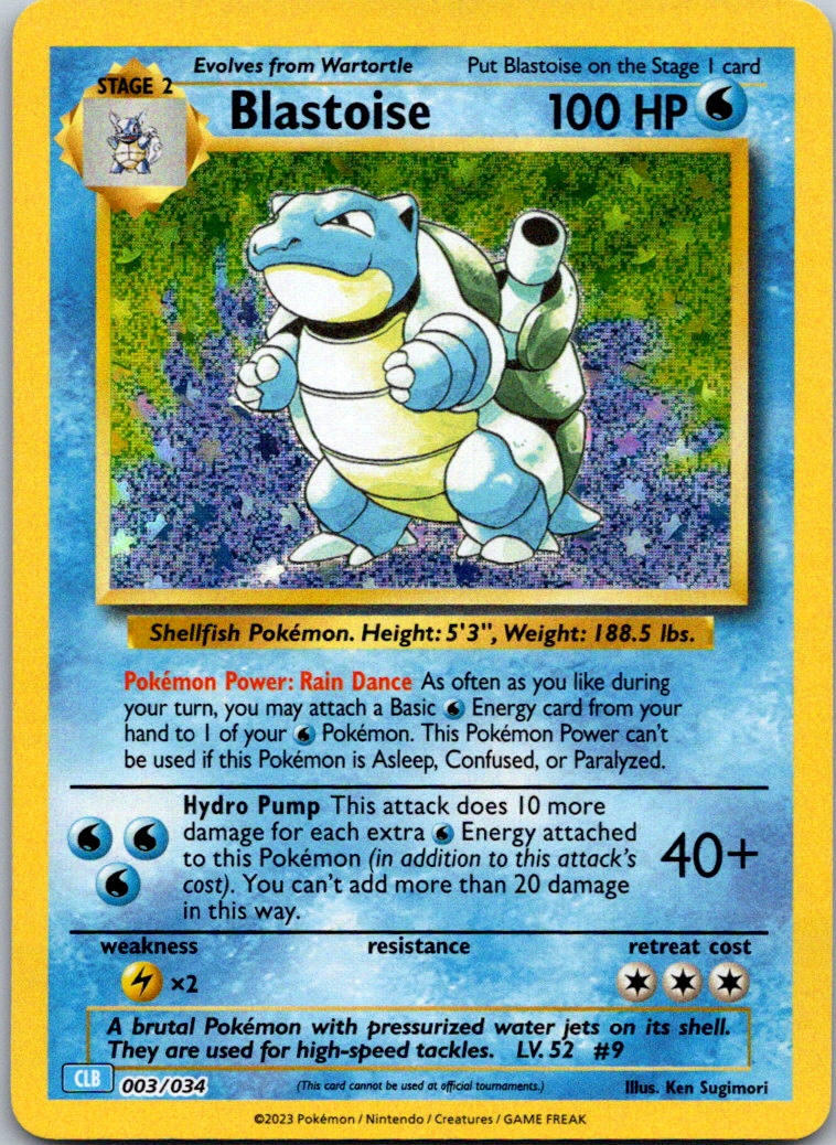★PSA10★【カメックス/クラシック】BLASTOISE 003/032 ☆PSA10☆【カメックス/クラシック】BLASTOISE 003/032 - メルカリ
