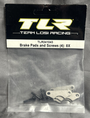 Team Losi Racing TLR241043 Brake Pads and Screws 4 : 8X