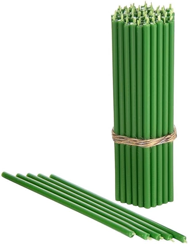 Pure Beeswax Candles - No-Drip, Smoke-Less, Tall, Thin Taper Candles &ndash; Decorativ