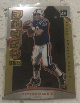   2020 Donruss Optic Football Peyton Manning Retro Series Insert RS-PM Colts
