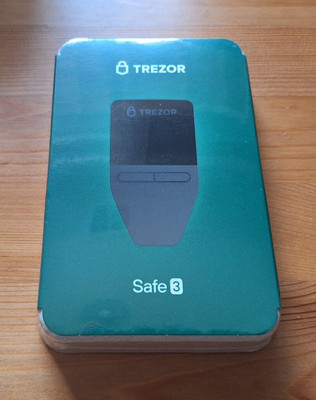 Trezor Safe 3 Secure Element Crypto Hardware Wallet Stellar Silver - NEW SEALED