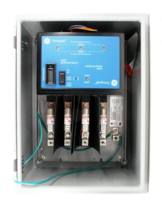 GE TME120Y100WMN12S Tranquell TVSS Surge Protector SPD, 120/208V, 3PH-Y, 60A New