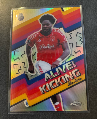 Topps Chrome Premier League 2026 Alive and Kicking Cards