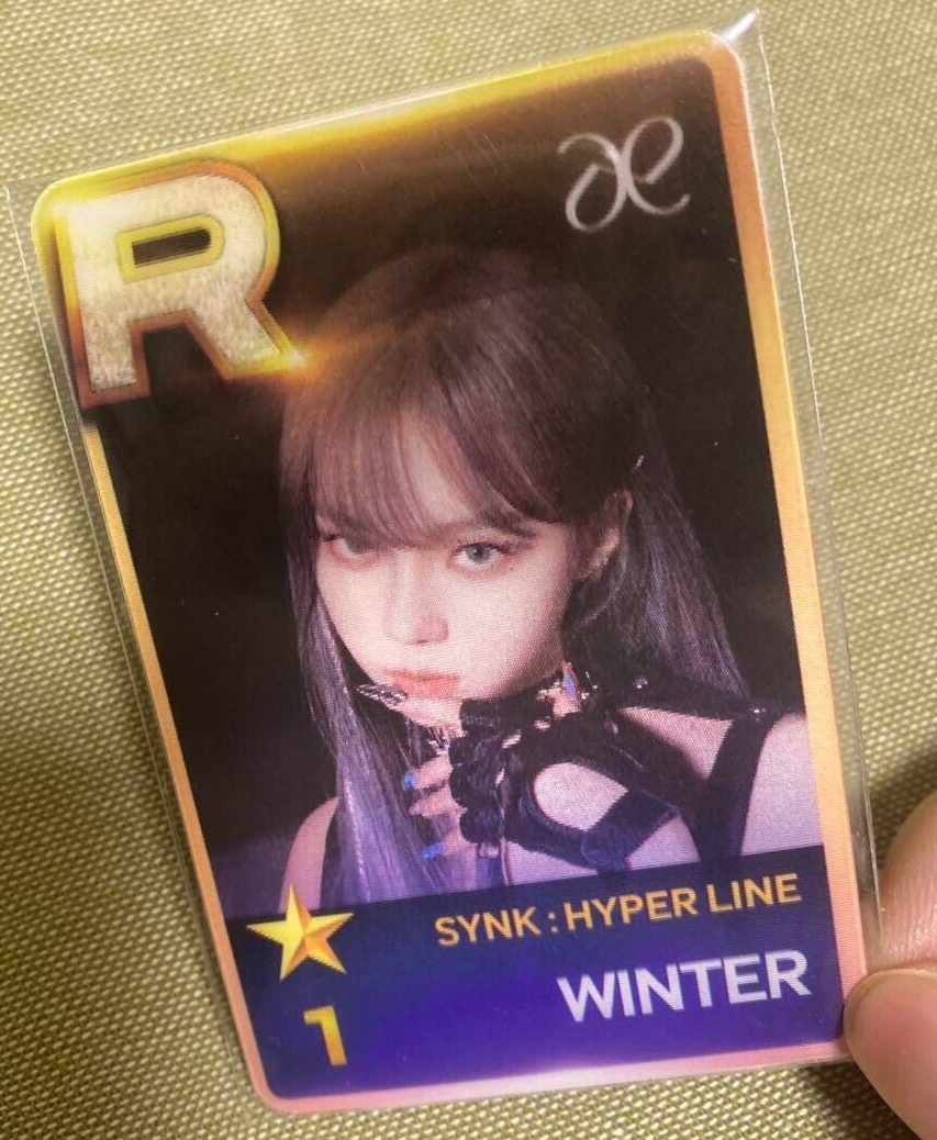 Aespa Winter Super Star Smtown SYNK:HYPER LINE Photo Trading Aespa Winter Super Star Smtown SYNK:HYPER LINE Photo Trading