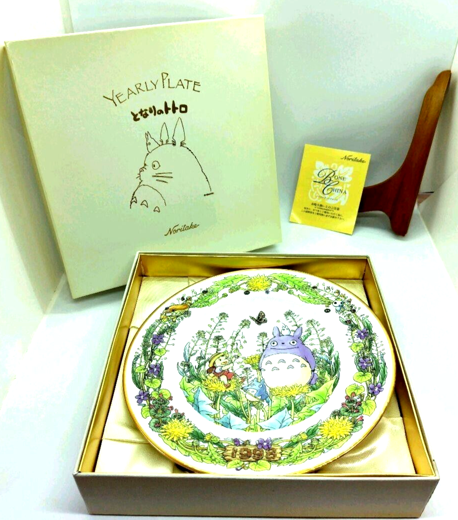 Studio Ghibli NORITAKE My Neighbor Totoro 1998 Yearly Plate 21cm From Japan Studio Ghibli NORITAKE My Neighbor Totoro 1998 Yearly Plate 21cm From Japan