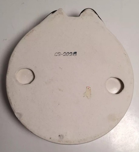 Vintage Ceramic Tux Bow Tie Trinket Tray Approximately 4.5” Diameter 1.5” Tall