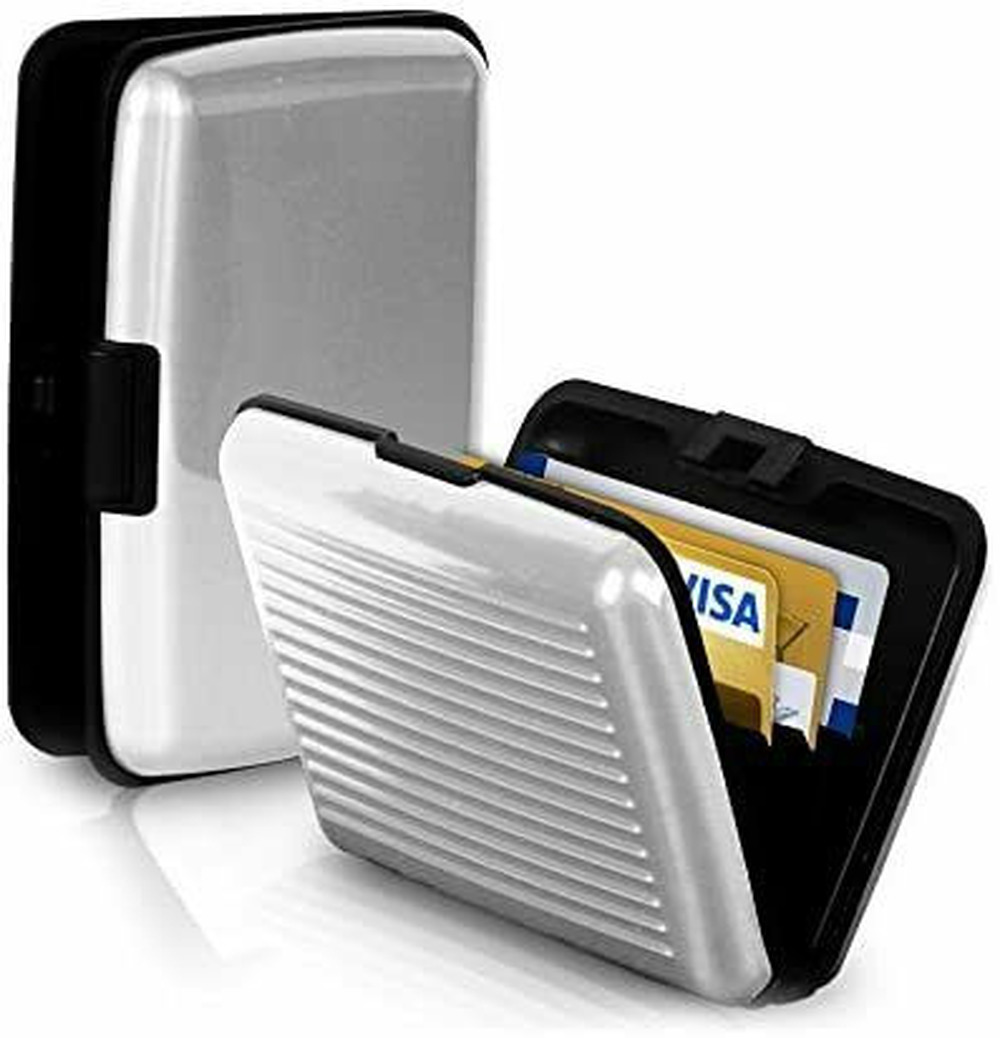 Mini RFID Aluminum Wallet Credit Card Holder Business Card Case Metal ID Case US