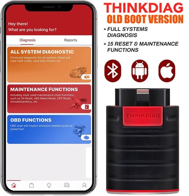 THINKCAR Thinkdiag Bidirectional Full Software Free OBD2 Scanner Diagnostic Tool