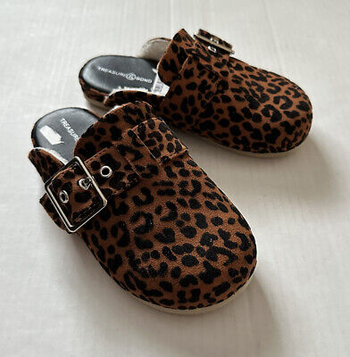 Treasure & Bond Cheetah Girls  Shoes Lining Mules Size 13 New