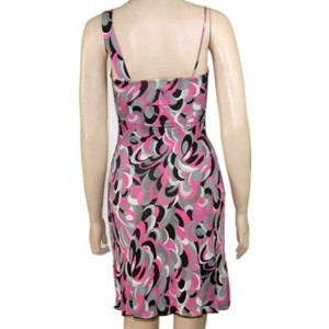 Women's Sleeveless Dress Print Cowl back