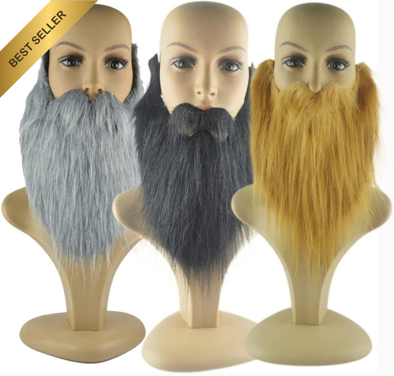 Santa Claus Beard Simulation Beard Beard, Large Beard Pirate Beard Props,Fake Be