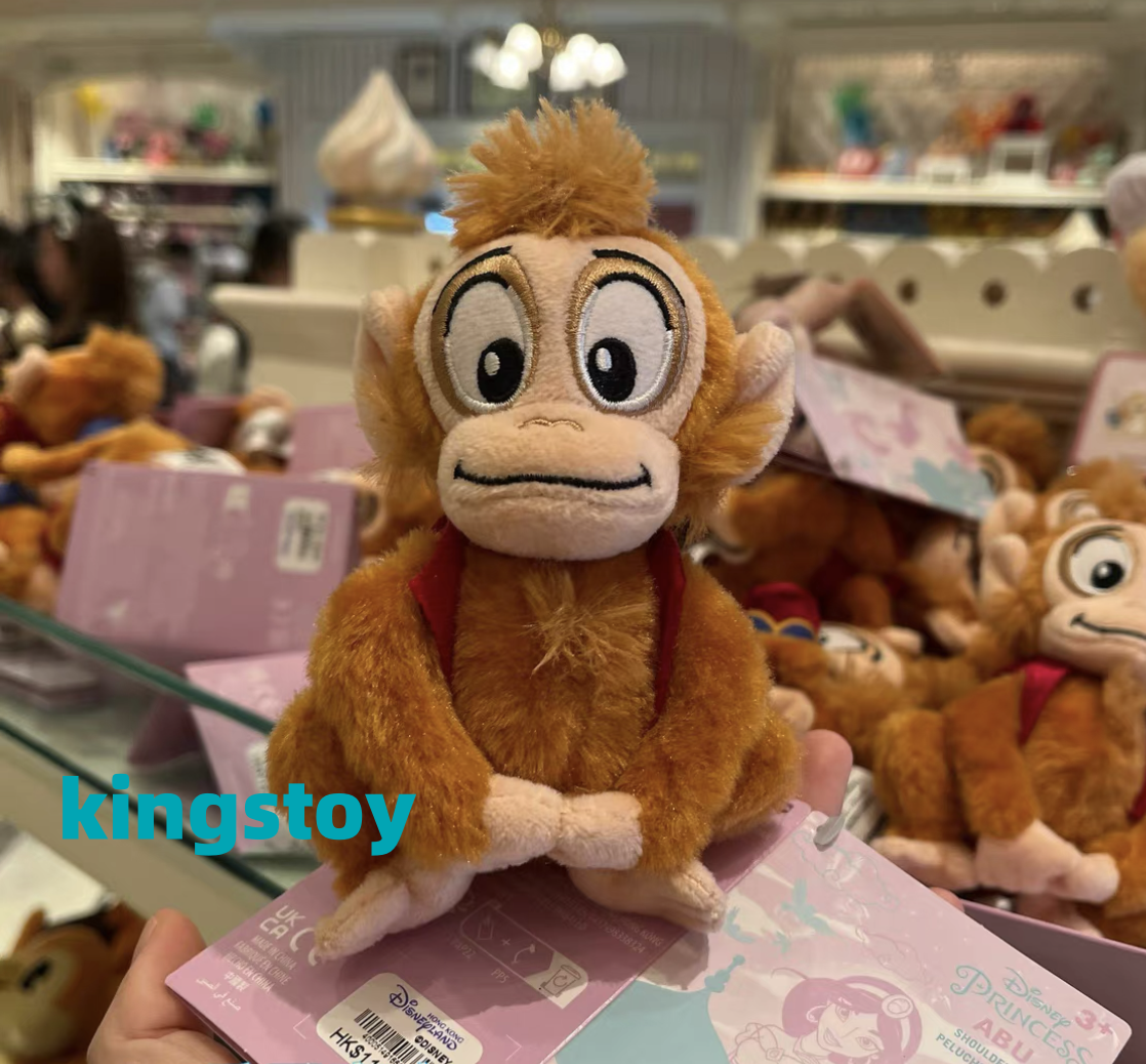Authentic Hong Kong Disney Abu Aladdin Monkey Magnetic Shoulder Pal Plush Toy eBay