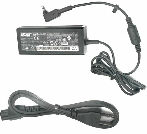 Original 45W Genuine Acer ADP-45HE B AC Adapter Charger 19V 2.37A W/Cord OEM