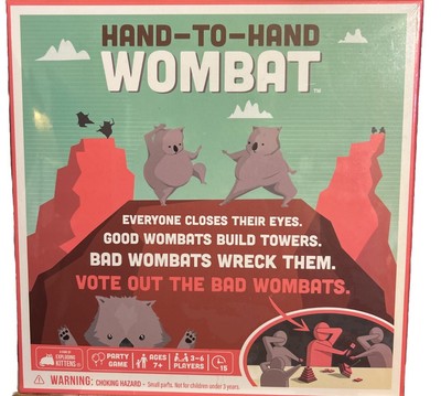 Hand-to-Hand Wombat Social Deduction Board Game Team-Based New Sealed