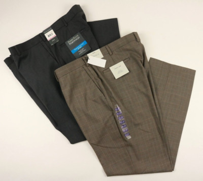 Lot of 2 Perry Ellis Portfolio Mens Pants Travel luxe Trouser Size 40