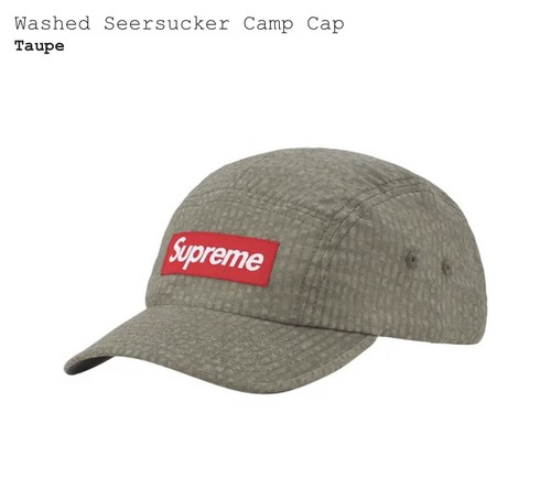 Supreme×Brooks Brothers Seersucker Hat Meet the Brooks Brothers x Supreme Seersucker Bucket Hat