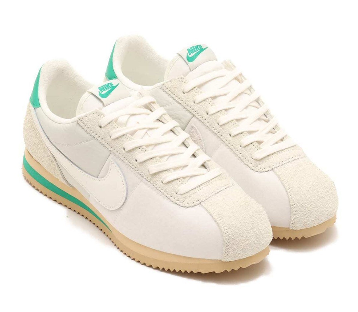 靴 Nike WMNS Cortez \"Sail and Stadium Green Women's Cortez 'Sail and Stadium Green' (FZ3967-072) release