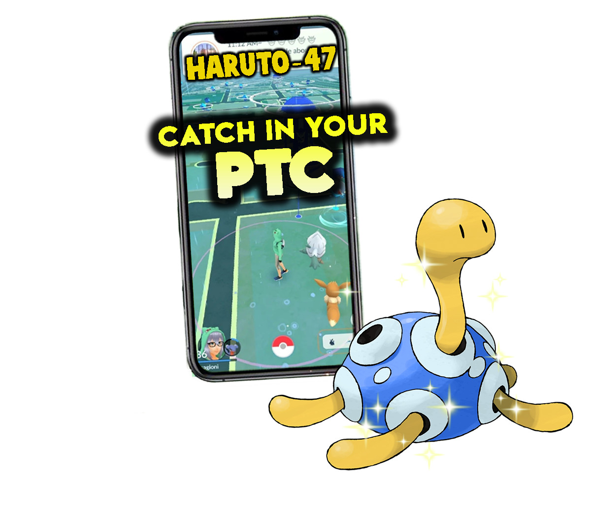 Pokemon Shiny Shuckle Catch in your P T C