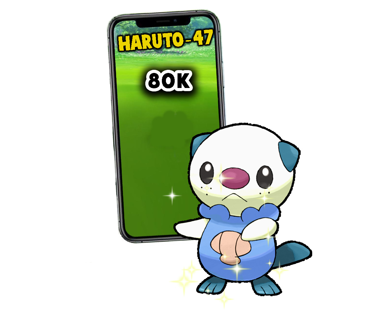 Pokemon Shiny Oshawott Mini P T C 80k+
