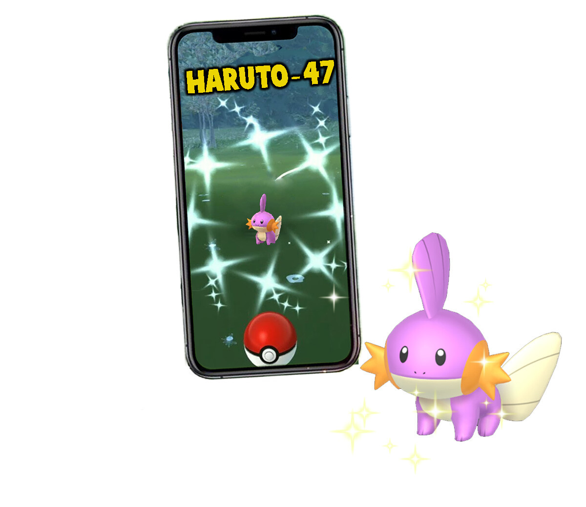 Pokemon Shiny Mudkip P T C 60k Stardust