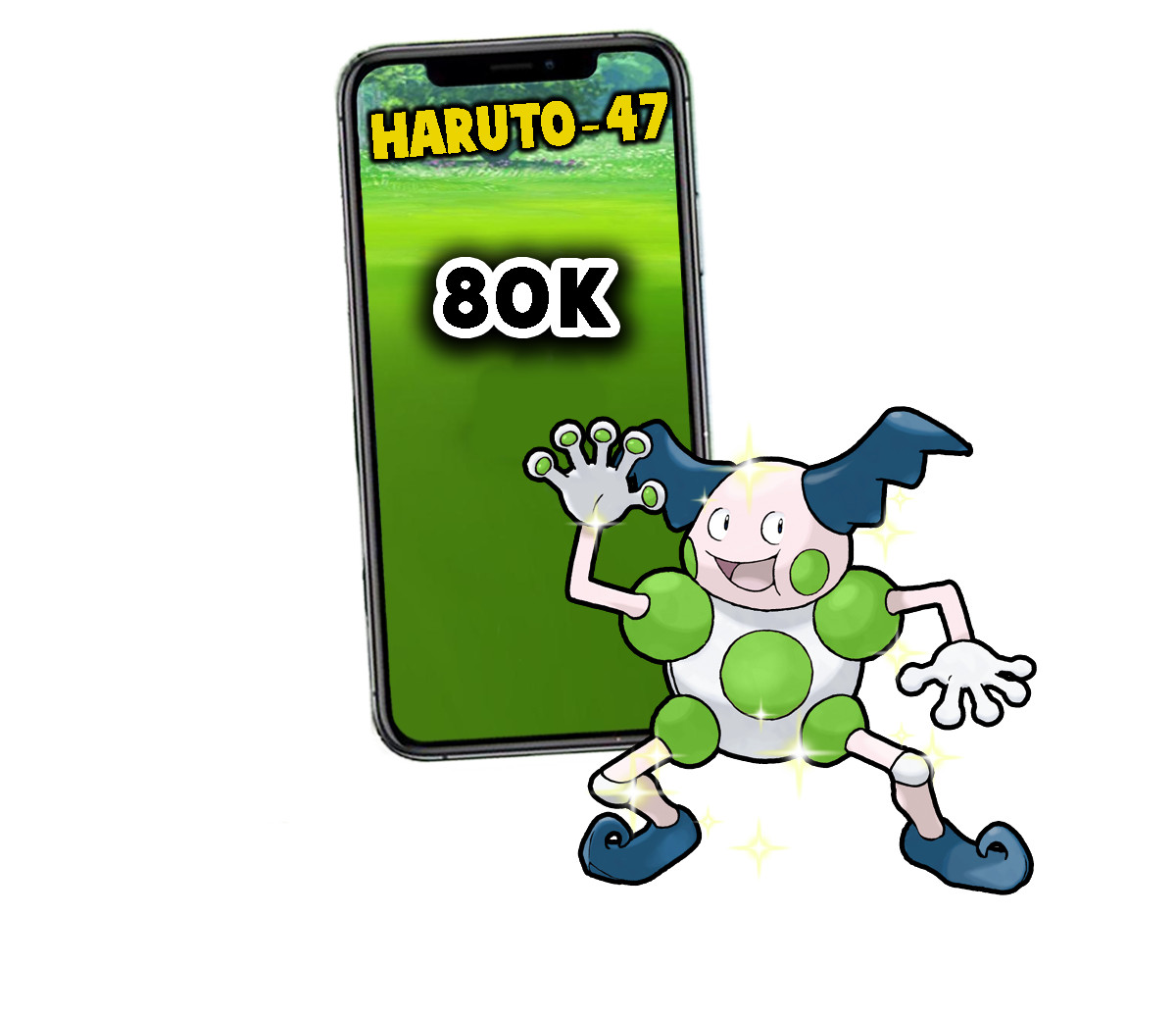 Pokemon Shiny Mr Mime Mini P T C 60k