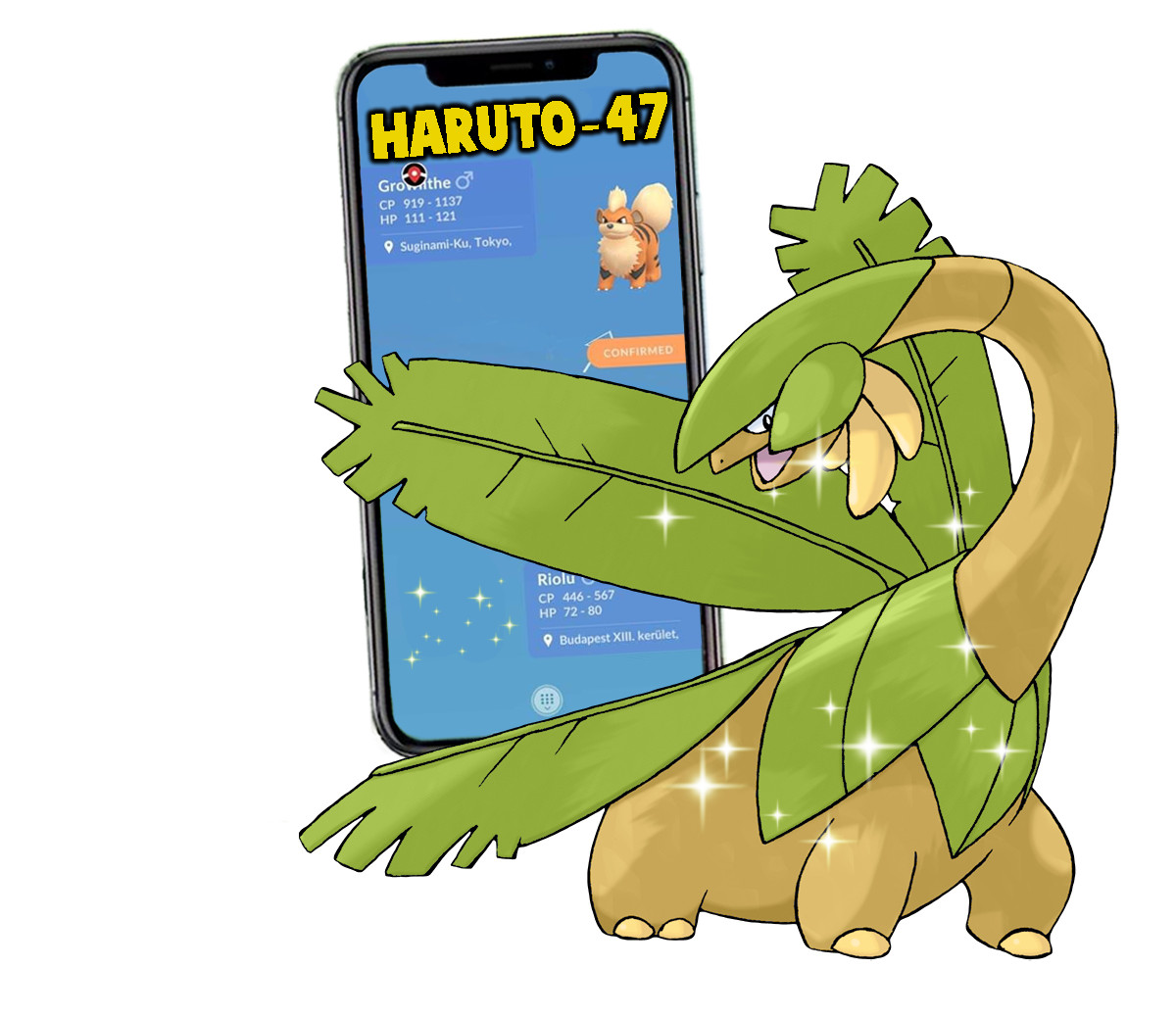 Pokemon Shiny Tropius Trade 1M or Registered