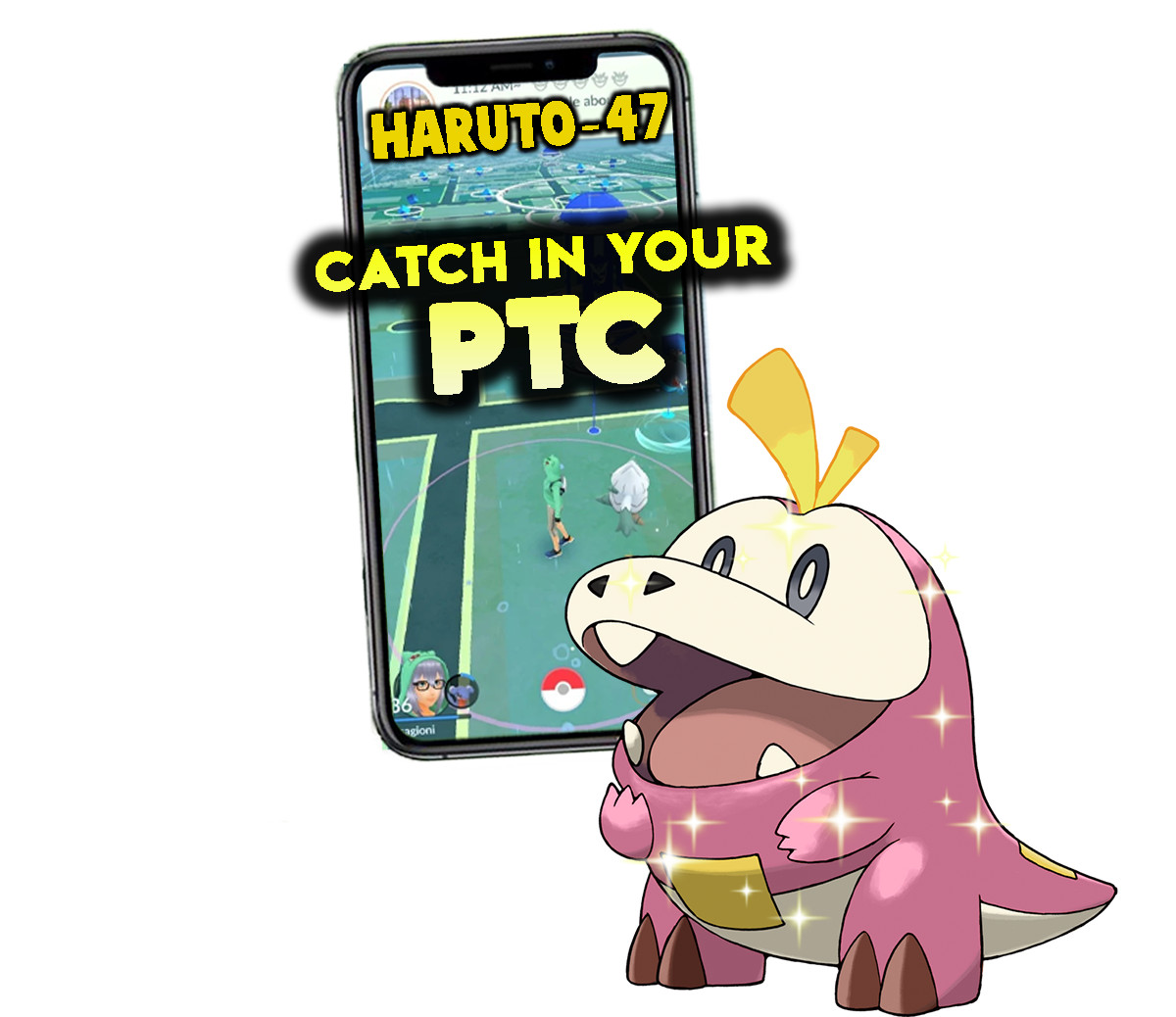 Pokemon Shiny Fuecoco Catch in your P T C