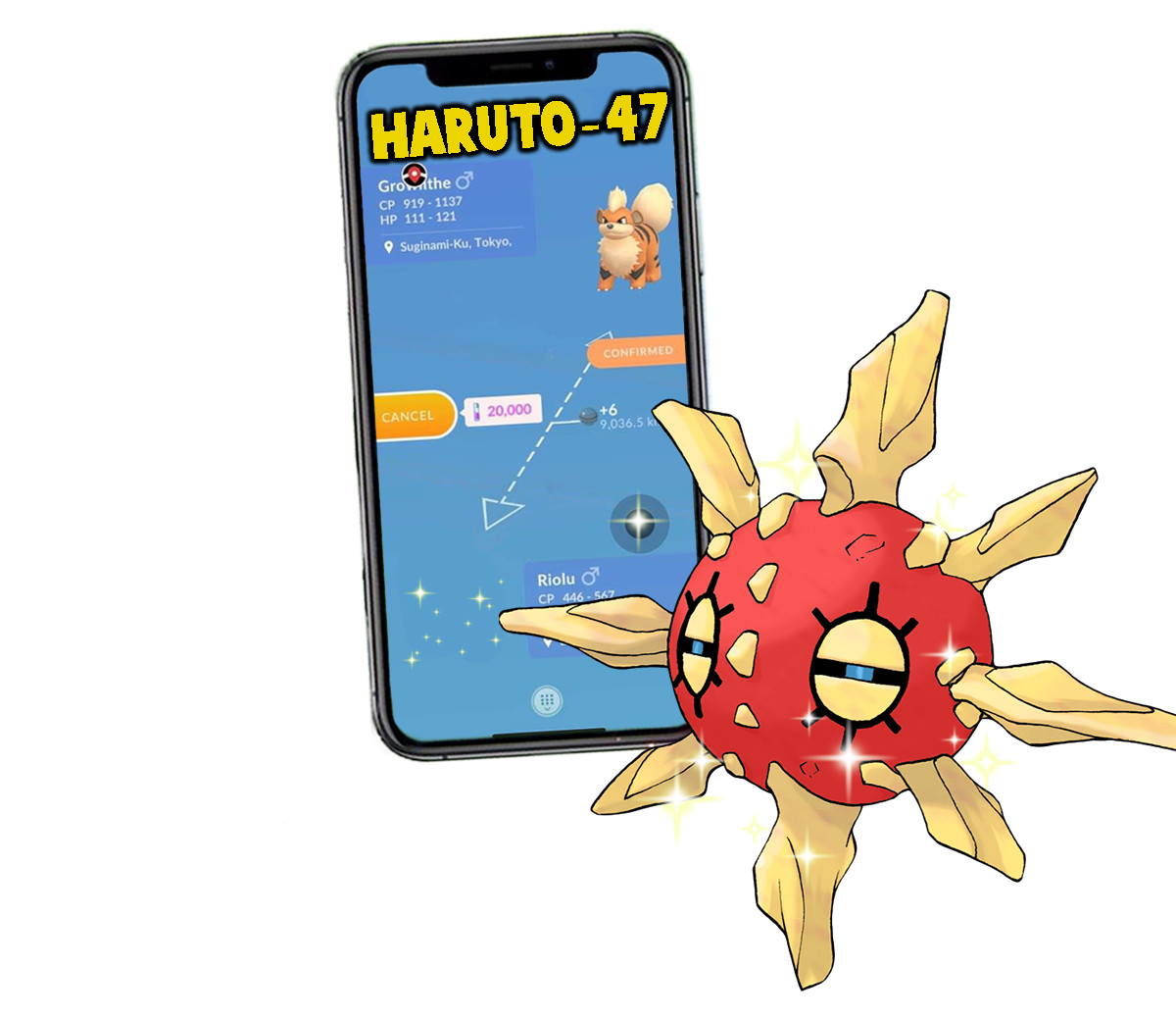 Pokemon Shiny Solrock Trade - Chance of Lucky 1M or Registered