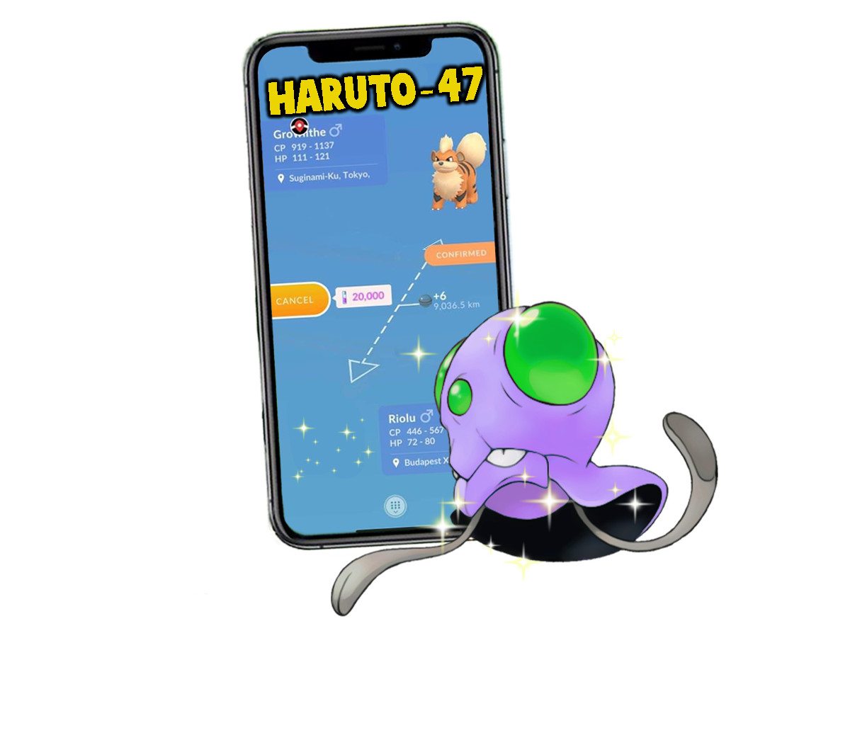 Pokemon Shiny Tentacool Trade 1M or Registered