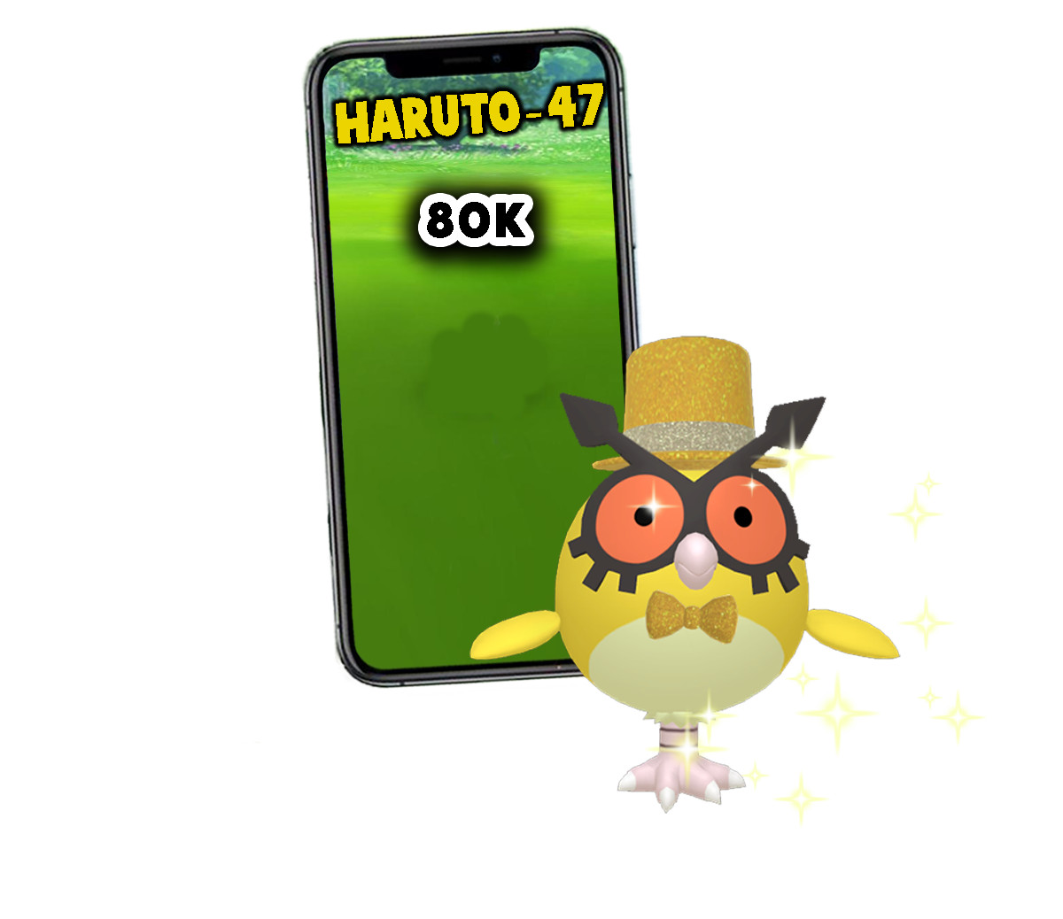 Pokemon Shiny Hoothoot New Year Hat P T C 80k+