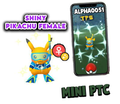 Pokemon Shiny Pikachu World Championship 2024 Female Mini P T C 60k
