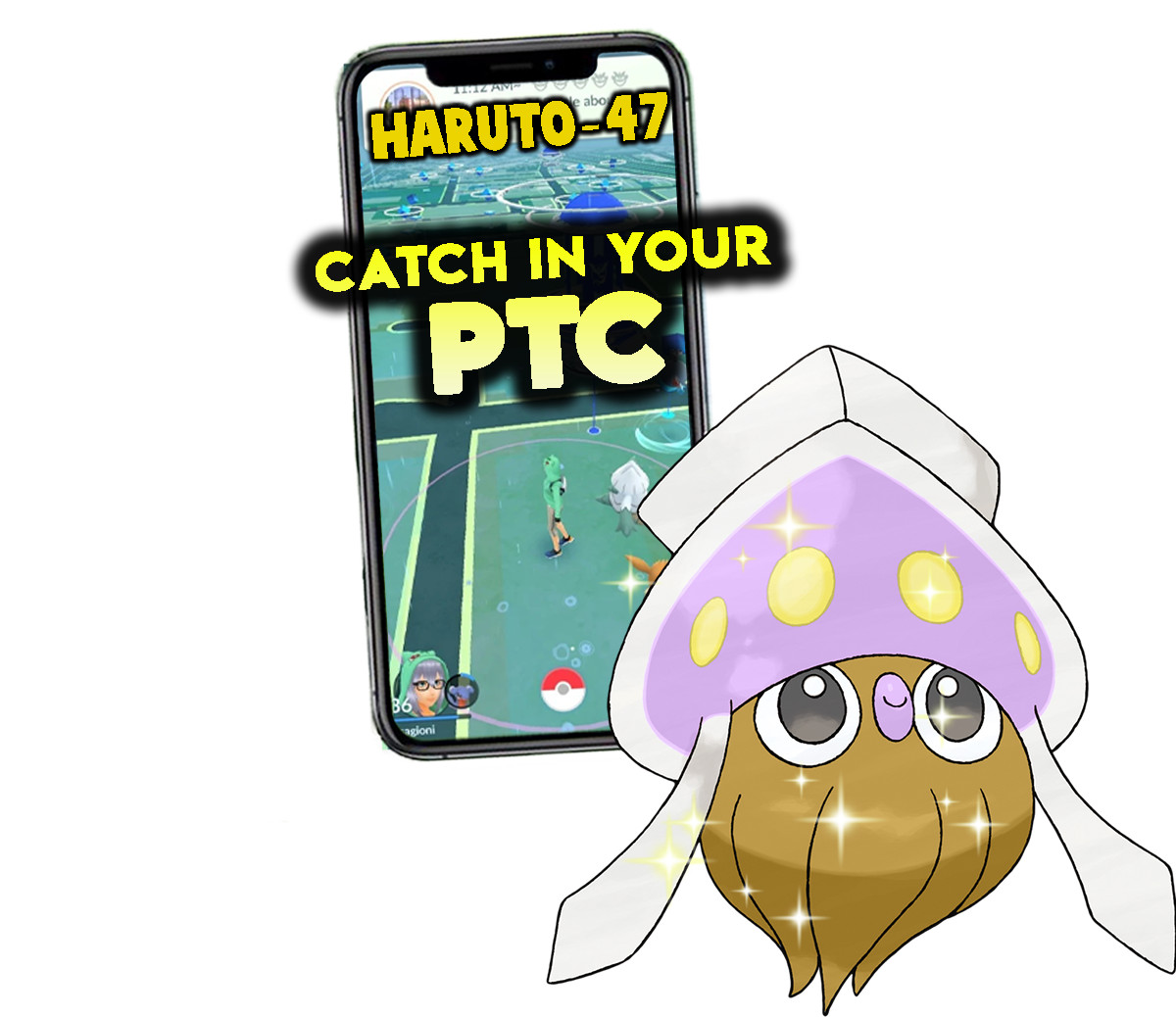 Pokemon Shiny Inkay Catch in your P T C