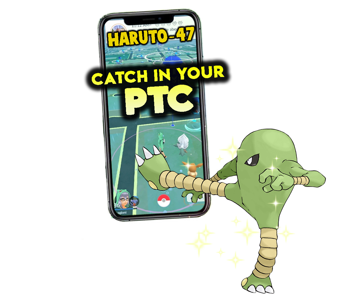 Pokemon Shiny Hitmonlee Catch in your P T C